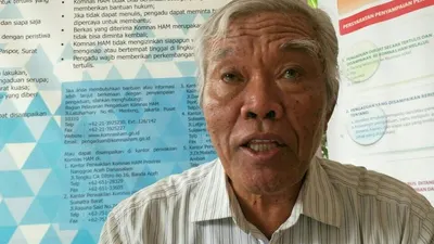 Ketua YPKP 65 Bedjo Untung/Kompas