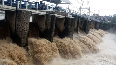 Bendungan Katulampa, Bogor (Poskotanews.com)