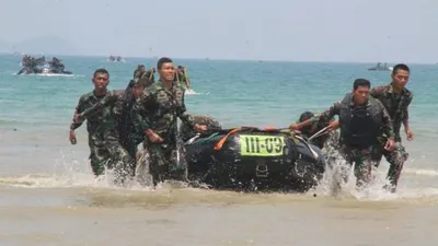 Tim Yonif 6 Marinir Cilandak mengikuti Lomba Binsat Antar Satuan Tingkat Korps Marinir 2019/dokumen pribadi