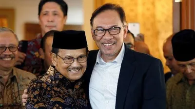 BJ Habibie dan Anwar Ibrahim/Detik.com