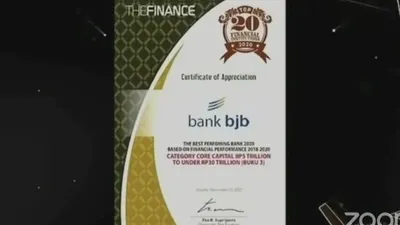 bank bjb Raih Penghargaan Top 20 Financial Institution 2020