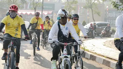 sebagai ilustrasi.  lomba sepeda virtual bjb Cycling DigiCash V-Ride bersama bank bjb/ dok bjb