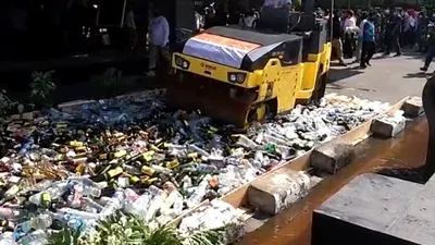 Pemusnahan BB oleh Badan Narkotika Nasional (BNN) Provinsi Jawa Tengah bersama Polda Jateng dan Stakeholder. (Dok)