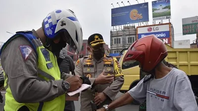 Pelaksanaan Operasi Patuh Lodaya 2020. (Ayobogor/Husnul Khatimah)