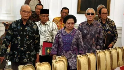 BPIP saat berkunjung ke Istana Presiden (Detik.com/Rengga Sancaya)