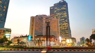 Bundaran Hotel Indonesia/Kompas.com (Kahfi Dirga Cahya)