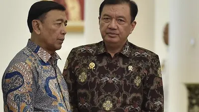 Menko Polhukam Wiranto dan Kepala BIN Budi Gunawan/Tempo