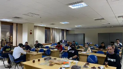 PWI Jaya menggelar buka bersama puasa di sekretariatan, Jakarta Pusat, Senin (27/4/2020) (Humas PWI Jaya)