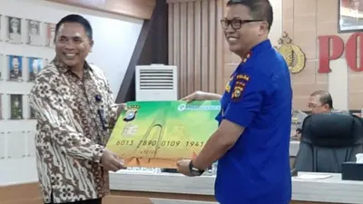 Kesepakatan kerja sama Bank Bukopin dengan Polda Riau (Istimewa)