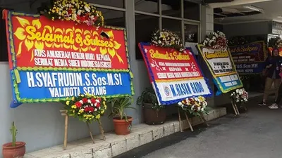 karangan bunga untuk SMSI (Humas SMSI)