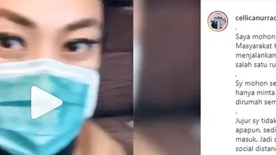 Bupati Karawang, Cellica Nurachadiana, mengumumkan dirinya positif COVID-19 lewat akun Instagram.