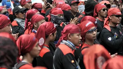 Ilustrasi demonstrasi buruh/Merdeka.com
