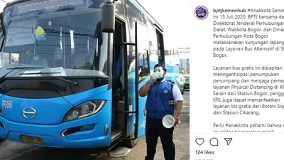 Bus JR Conn akan dioperasionalkan guna mengurai penumpukan di stasiun KRL/ instagram