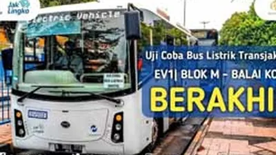 3 Bulan Beroperasi, Uji Coba Bus Listrik Transjakarta Gratis Berakhir