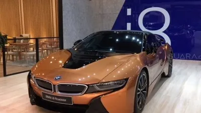 BMW i8, salah satu andalan BMW di sektor mobil listrik yang telah muncul beberapa saat sebelum GIIAS 2019 [Suara.com/ukirsari].