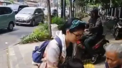 Serang Pejalan Kaki, Pengendara Roda Dua yang Viral Diburu Polisi