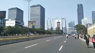 Car Free Day di Jalan Jenderal Sudirman-Jalan MH Thamrin (Infocarfreeday.net)