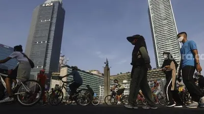 ilustrasi. CFD di Sudirman-Thamrin/ Suara.com