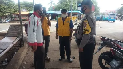 Ratusan Orang di Cileungsi Terkena Operasi Protokol Kesehatan
