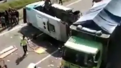 Kecelakaan di Tol Cipali wilayah Majalengka menewaskan 4 orang/ instagram: @kabarjakarta24jam
