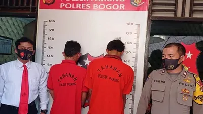 2 Pelaku Curanmor Tertangkap saat Patroli Kepolisian di Parung