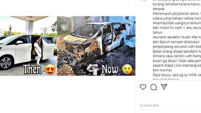 Curhatan Via Vallen usai fansnya sendiri membakar mobilnya. instagram: @viavallen