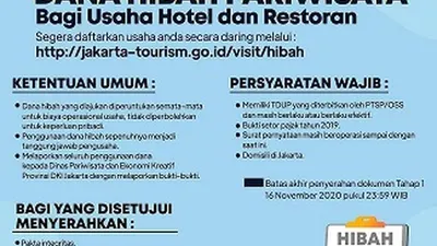 Dinas Pariwisata dan Ekonomi Kreatif Provinsi DKI Jakarta menyalurkan Dana Hibah Pariwisata dari Kementerian Pariwisata dan Ekonomi Kreatif.dok: Instagram @parekrafjakpus