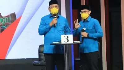 Paslon urut nomor 3 Pilkada Tangsel Benyamin Davnie-Pilar Saga Ichsan/ instagram