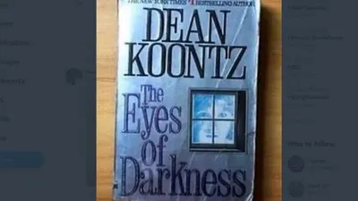 Buku fiksi The Eyes of Darkness karya Dean Koontz yang diklaim meramal adanya virus corona Covid-19. [Twitter]
