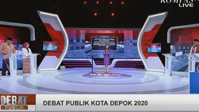 Suasana debat kedua Pilkada Kota Depok. (dok)