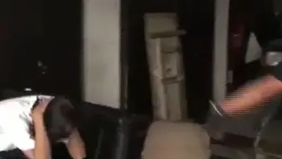 Cuplikan gambar video penangkapan tujuh preman berkedok debt collector di Jakarta Barat/Instagram Kompas TV
