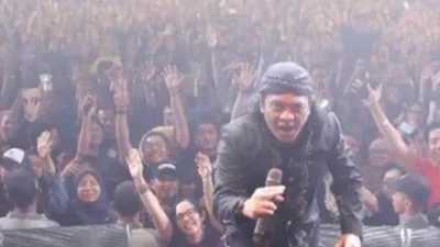 Sobat Ambyar saat menghadiri peluncuran video klip