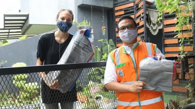 Dinas Lingkungan Hidup DKI ajak warga aktif pemilahan sampah daur ulang. (dok)