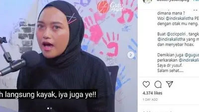 Tangkapan layar instagram @dokteryusuf.spog