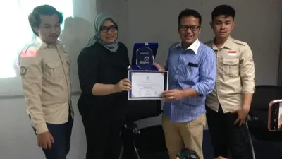 Chief Communication Officer (CCO) Dompet Dhuafa, Guntur Subagjadalam seminar Entrepreneurship 1.0 di Kampus Universitas Pertamina, Jakarta, Rabu (12/2/2020) (Dompet Dhuafa)