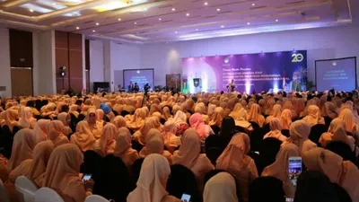 Peringatan HUT ke-20 Dharma Wanita Persatuan (DWP) Provinsi DKI di Ancol (utara.jakarta.go.id)