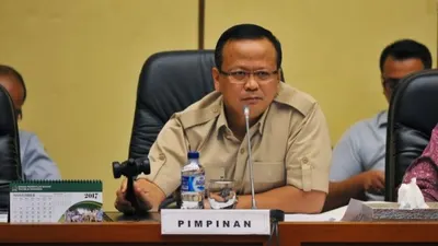 Wakil Ketua Umum Gerindra Edhy Prabowo.  (DPR)