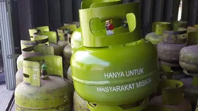 Ilustrasi gas LPG 3 Kg. (merdeka.com)