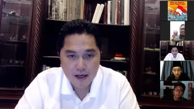 Erick Thohir Lewat Vicon OTW MilenialFest: Pemuda RI Jangan Berhenti Berinovasi karena Corona