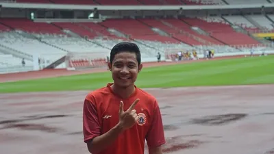 Pemain tengah Persija Jakarta, Evan Dimas Darmono. (Ayojakarta.com/Hendy Dinata)