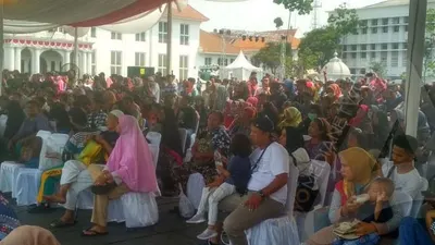 Pengunjung di Festival Fatahillah di Kota Tua/Ayojakarta.com