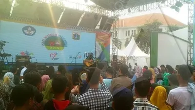 Pengunjung padati  Festival Museum Enjoy Jakarta 2019 di Taman Fatahillah/Ayojakarta.com