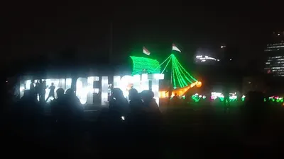 Sambut HUT RI ke-74, Monas Gelar Festival of Light