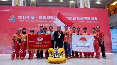 Tim Golden Dragon-Hakka Aceh di Tiongkok/Istimewa
