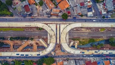 Fly over tapal kuda pertama di Lenteng Agung ditarget selesai Desember tahun ini. instagram: @aniesbaswedan