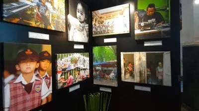 Foto karya George Timothy dalam pameran 100 Faces Of Heroes in 24 Hours (Warta Kota/Rizki Amana)