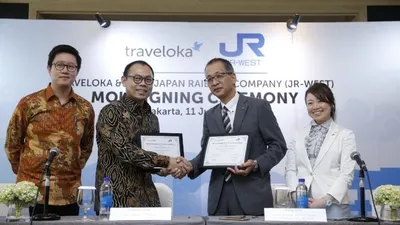 Traveloka dan  Japan Train. (istimewa)