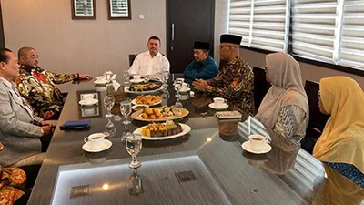 Silaturahmi pimpinan Fraksi PKS dengan pimpinan Fraksi PAN di gedung DPR, Senayan, Jakarta, Jumat (18/10/2019)/Dok Aboe Bakar Al Habsyi