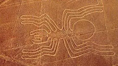 Geolif Nazca berbentuk laba-laba/Net