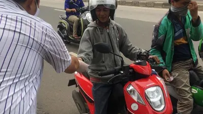 Gerakan peduli membagikan masker (Media Hipmi)